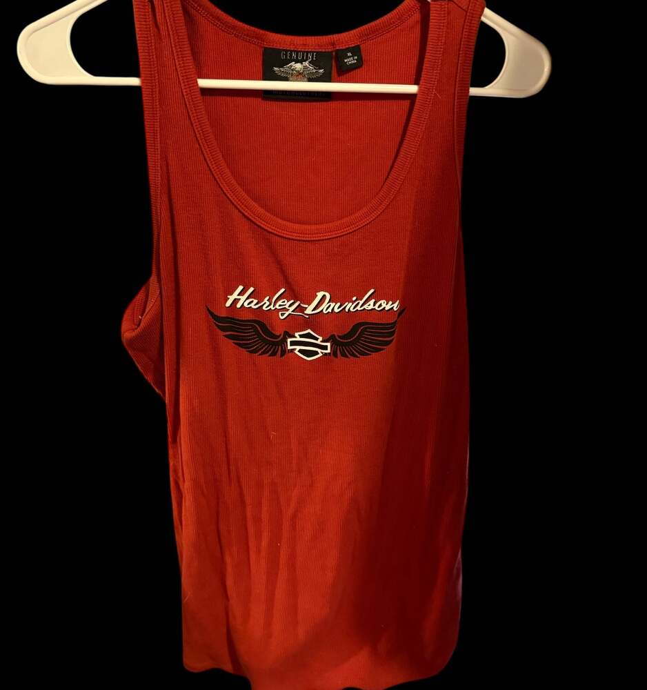 Harley Davidson Women's Red Tank Top